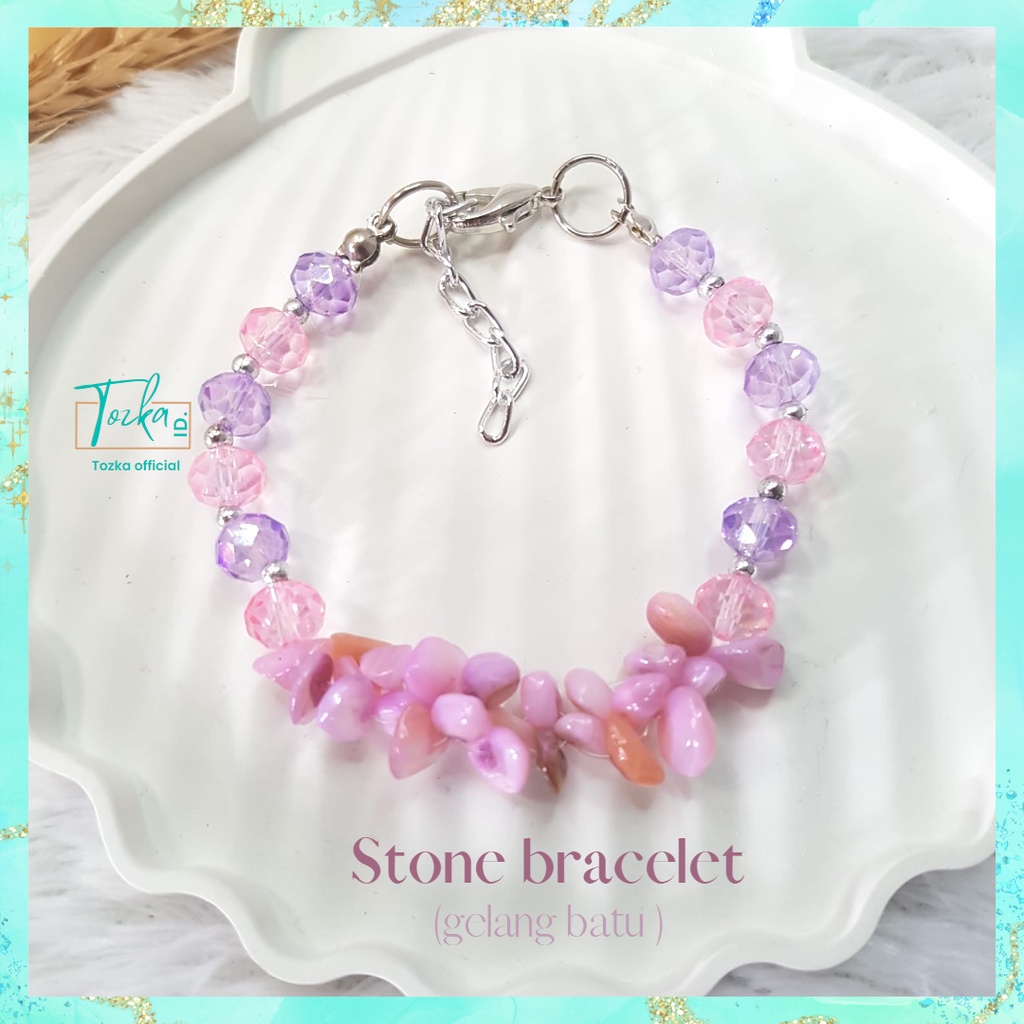 Gelang batu I gelang manik I Stone Bracelet