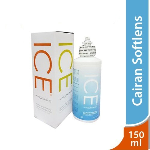 Cairan Air Soflens / Air Pembersih Softlens ICE Solution 60ml  / 150ml