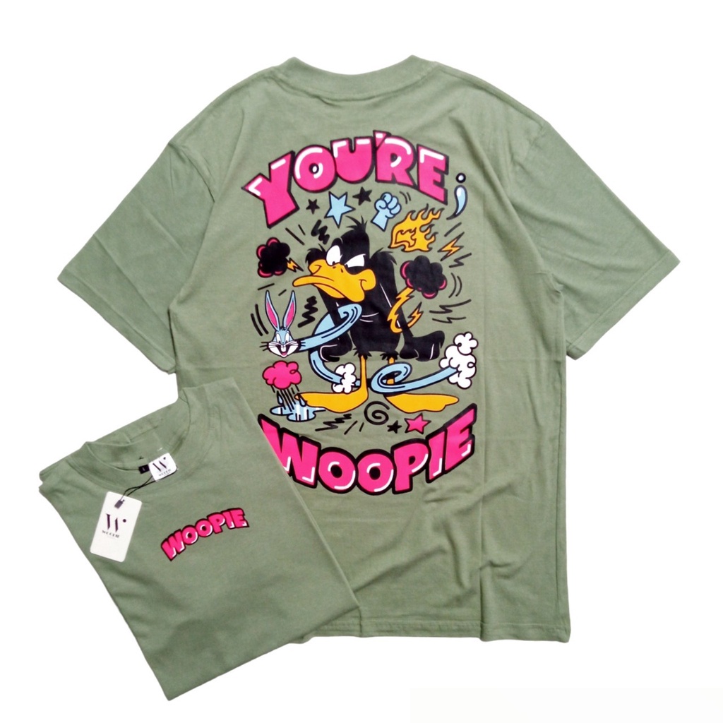 Kaos Woopie - Baju Kaos Oversize Original Nexttime Pria Wanita Terbaru Termurah Terlaris - Tshirt Ka