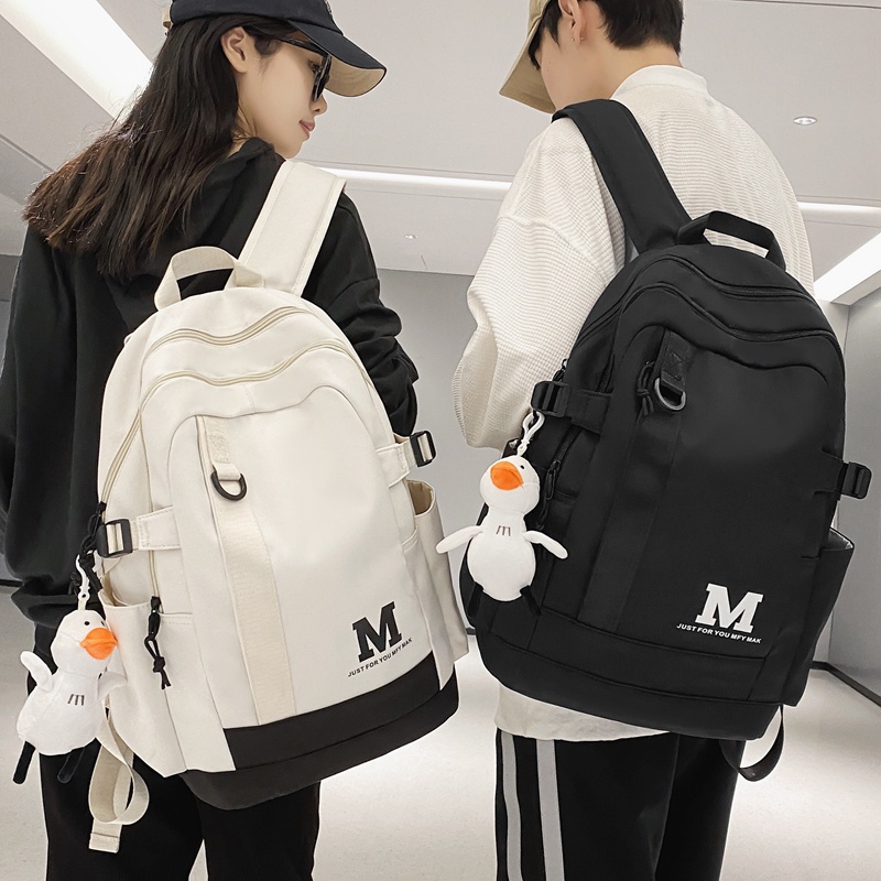 Mainland Tas Ransel Backpack Sekolah Pria Wanita Anti Air Korean Style Casual Trendy TR412