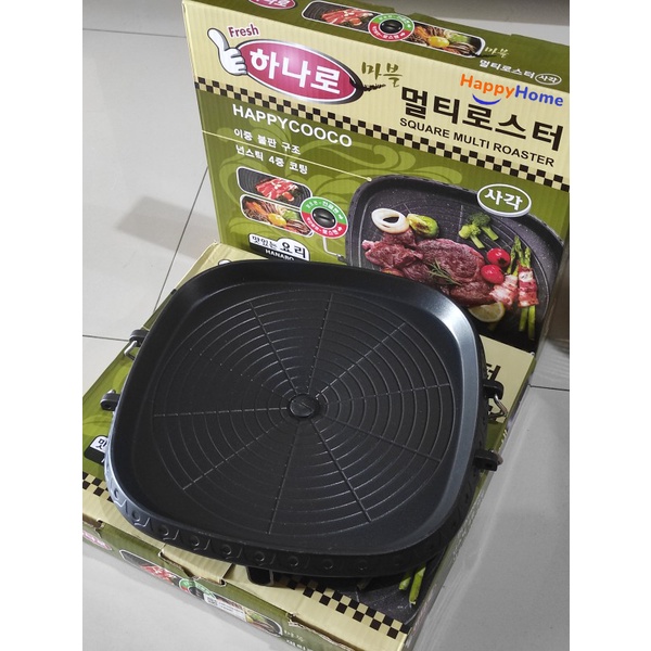 PAKET KOMPOR PORTABLE BBQ BULGOGI GRILL PAN SEGI Happy Home x Sonifer