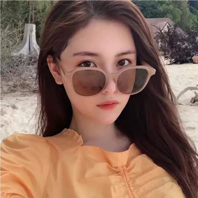 MMM Kacamata Fashion Wanita 1113 Kaca Mata Hitam Korea Ulzzang Gaya Vintage Retro Sunglasses Import
