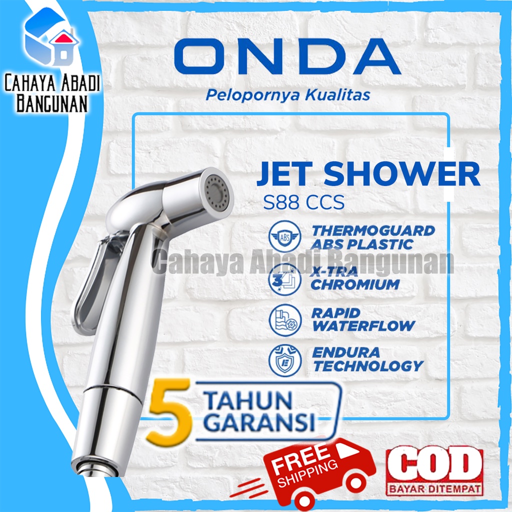 Jet Shower Cebok Closet Bidet ONDA Chrome S88 CCS