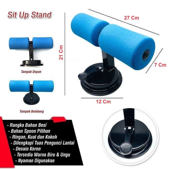 BS273 Alat Sit Up Bench Fitness Gym Alat Bantu Olahraga Penahan Pegangan Kaki Sit Up Bar Original