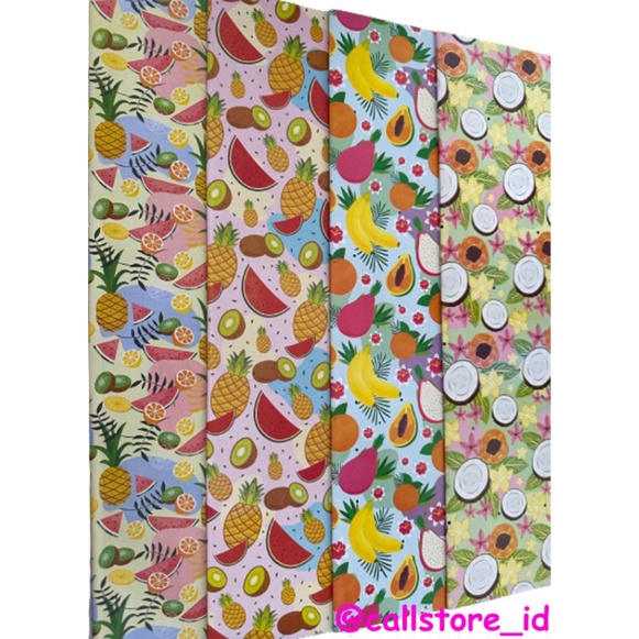 

KERTAS KADO MOTIF BUAH KIKY / KERTAS KADO FRUITS KIKY