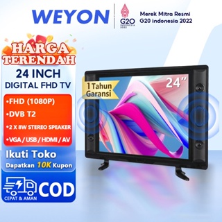 Weyon TV LED 24 inch HD tv digital Televisi (Model TCLG-W24HWIDE)