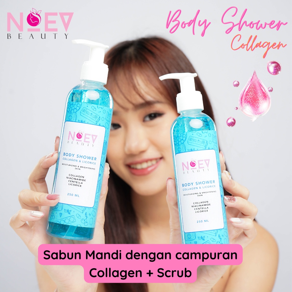 NOEV Beauty Body Shower Collagen - NOEV Beauty Sabun Mandi Collagen