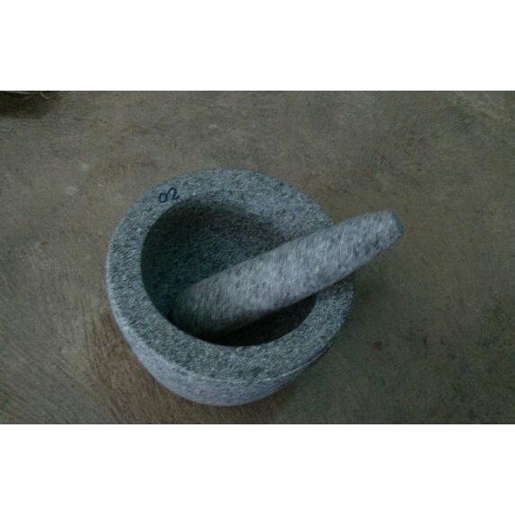 

16cmLumpang Batu Gunung Asli(sudah termasuk anak tumbukannya)Tumbukan