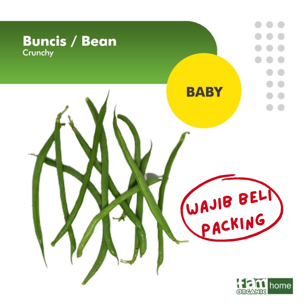 

Buncis Baby Beans FAM Organik Sayur Segar Fresh Vegetable