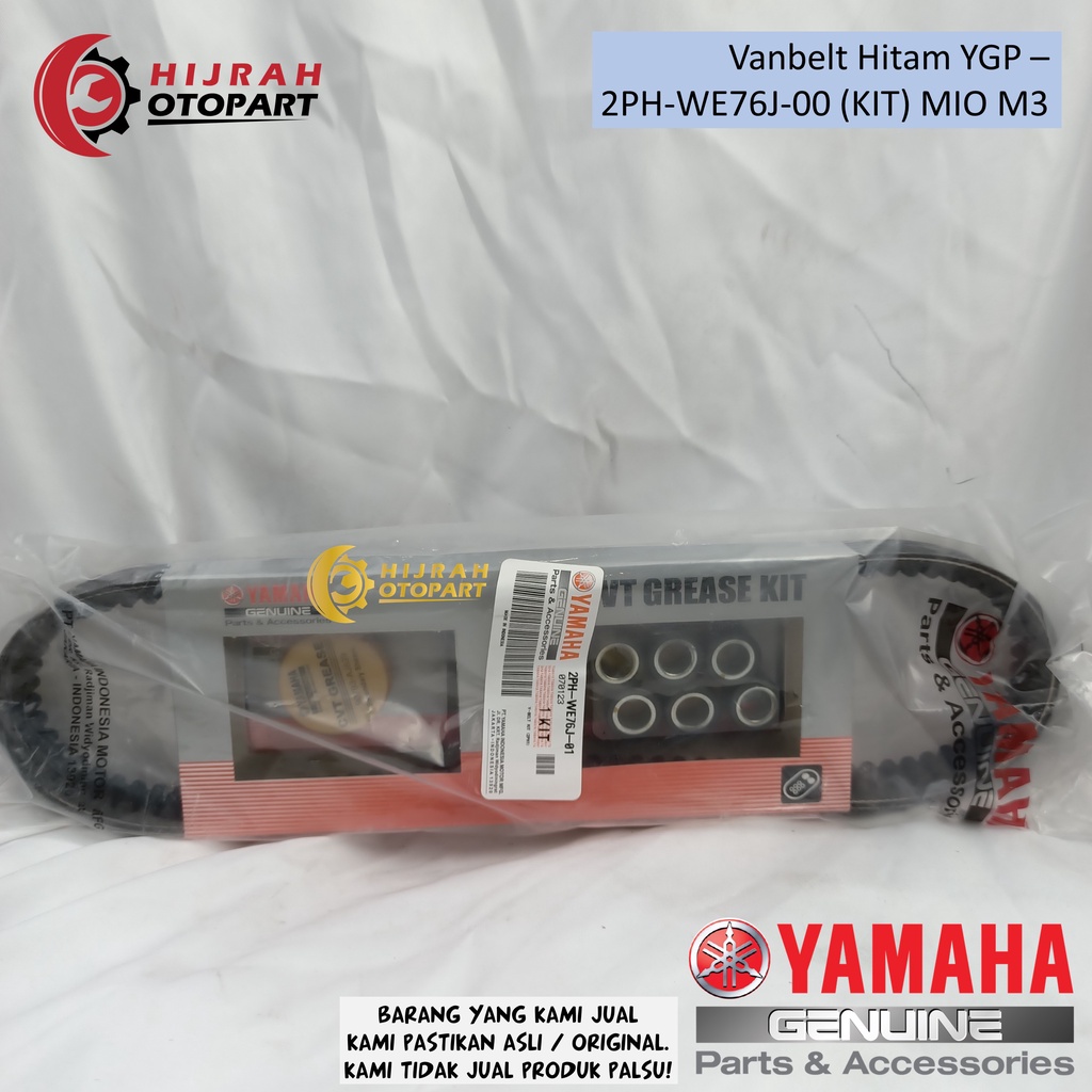 Vanbelt Hitam YGP - 2PH-WE76J-00 (KIT) MIO M3