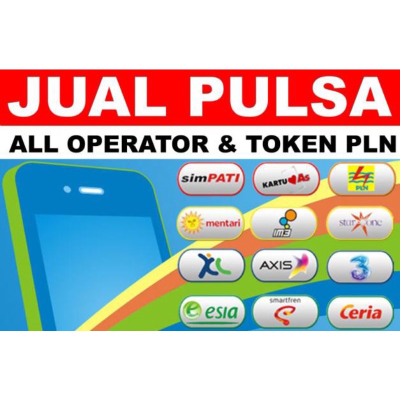 Pulsa All Operator, Token PLN dan Transfer Bank