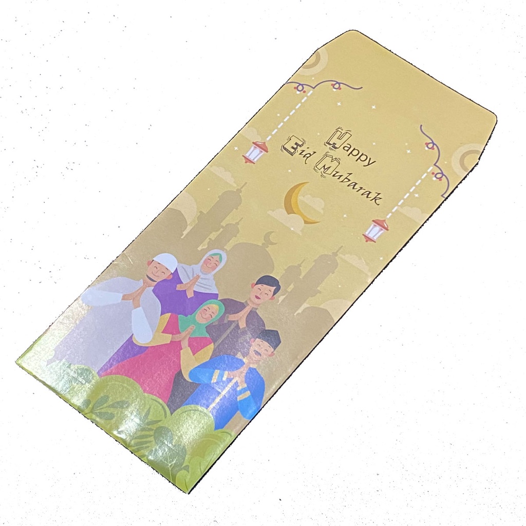 AMPLOP LEBARAN PANJANG 75 X 160 MM MOTIF DAUN &amp; AMPLOP LEBARAN COUPLE FAMILY 1SET 10PCS AMPLOP ANGPAU IDUL FITRI ANGPAO IDUL ADHA