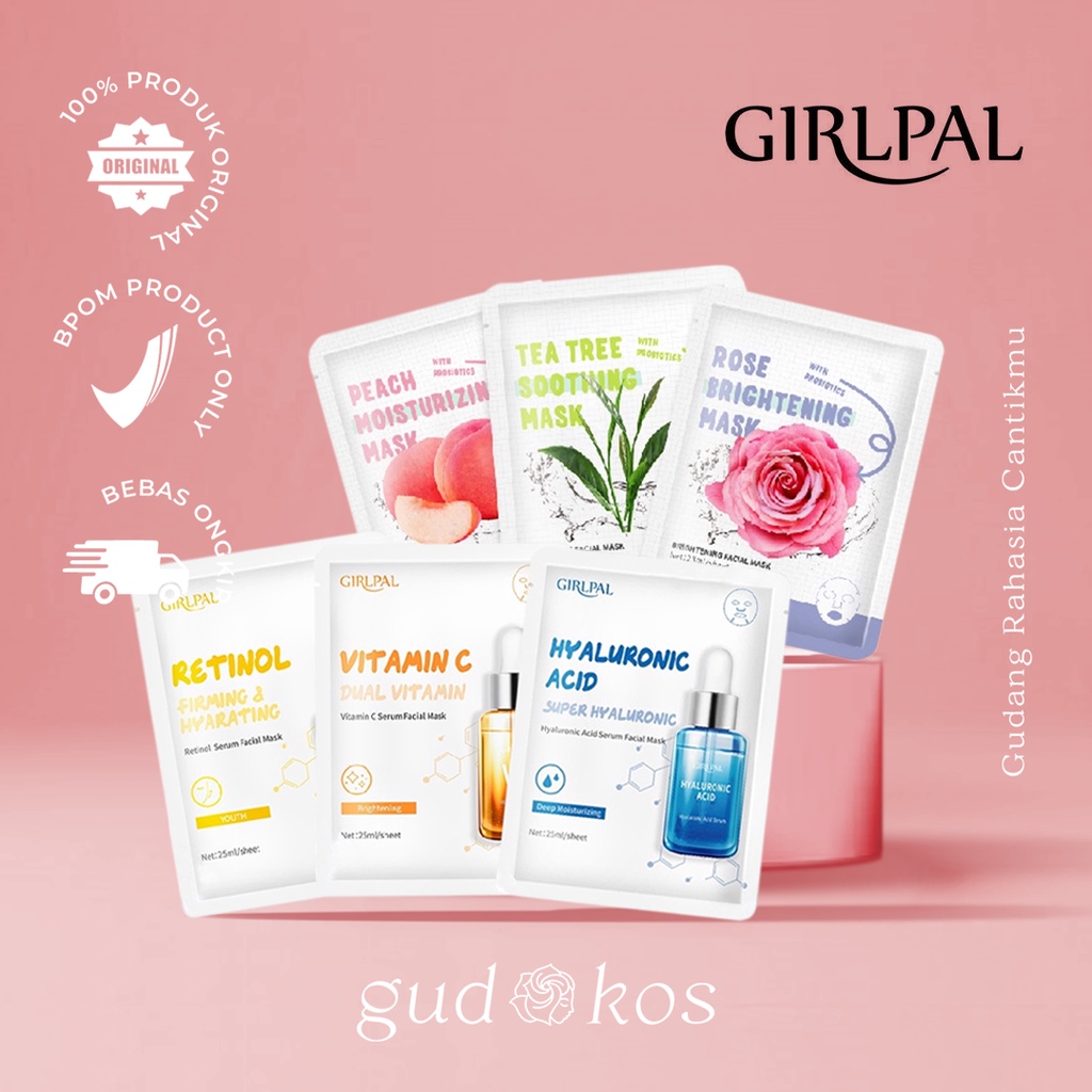 GIRLPAL Nature Sheet Mask - Maker Wajah