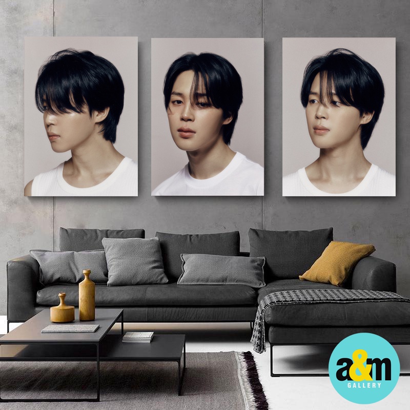 Poster Kayu JIMIN BTS Face Album Software VER Edition I Hiasan Dinding Dekorasi Kamar I Poster Kayu K-POP Dekorasi Kamar - A&amp;M