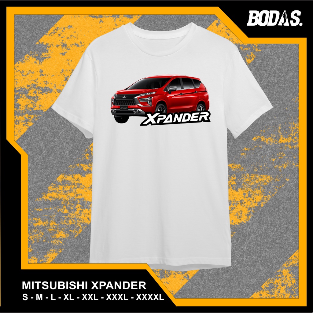 KAOS PUTIH DISTRO OTOMOTIF MOBIL MITSUBISHI XPANDER