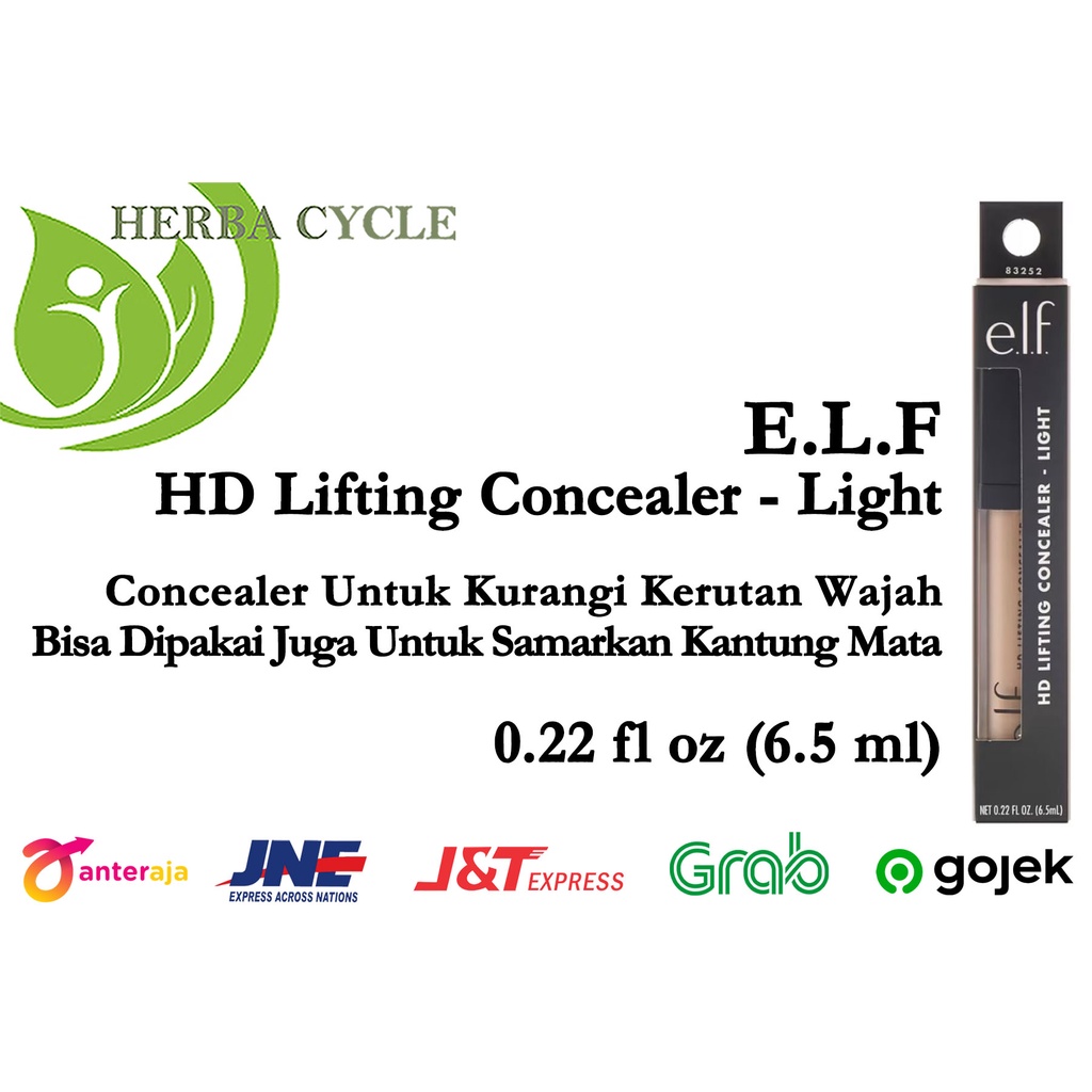 PROMO MURAH ELF Cosmetics HD Lifting Concealer (6.5 ml) Light Shades Kosmetik ORI USA