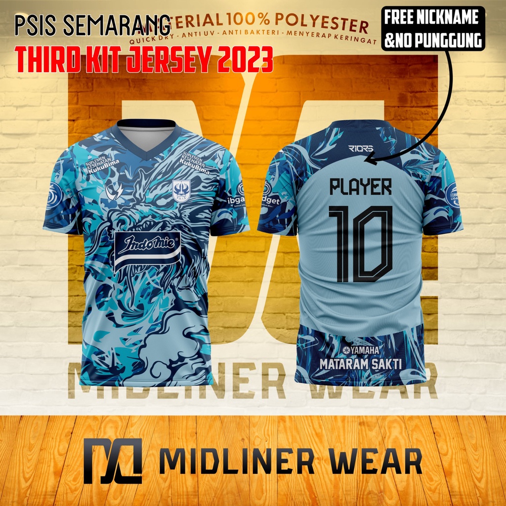 Jersey Kaos Baju SUPORTER PSIS SEMARANG THIRD 2022/2023