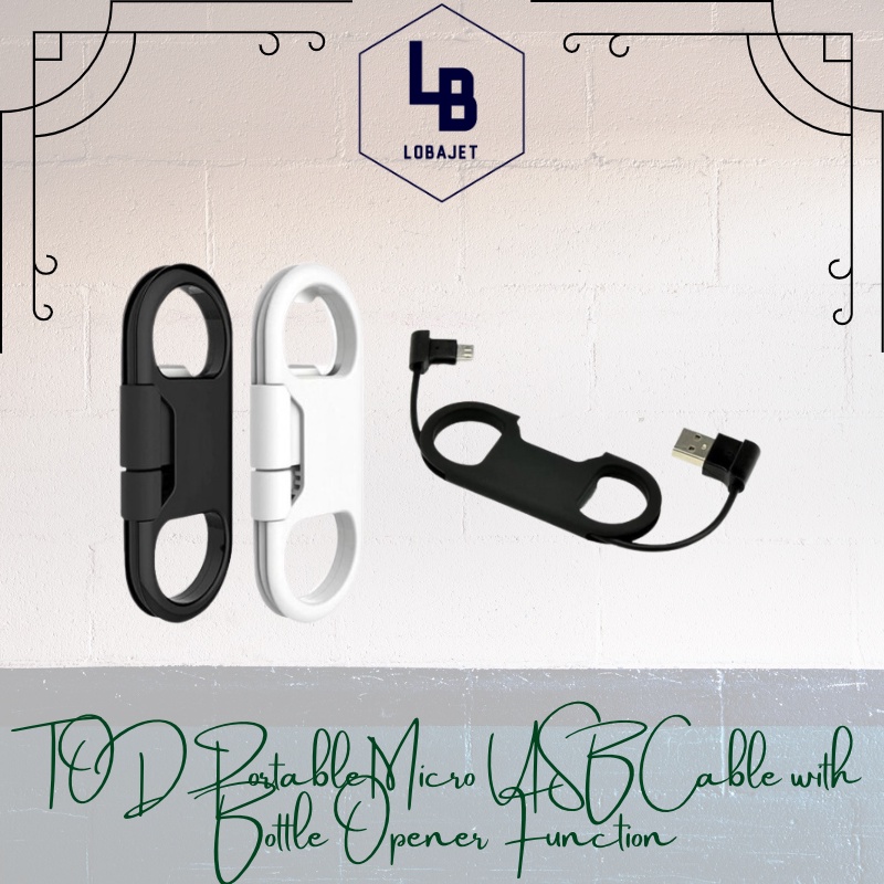 TOD Portable Micro USB Cable with Bottle Opener Function