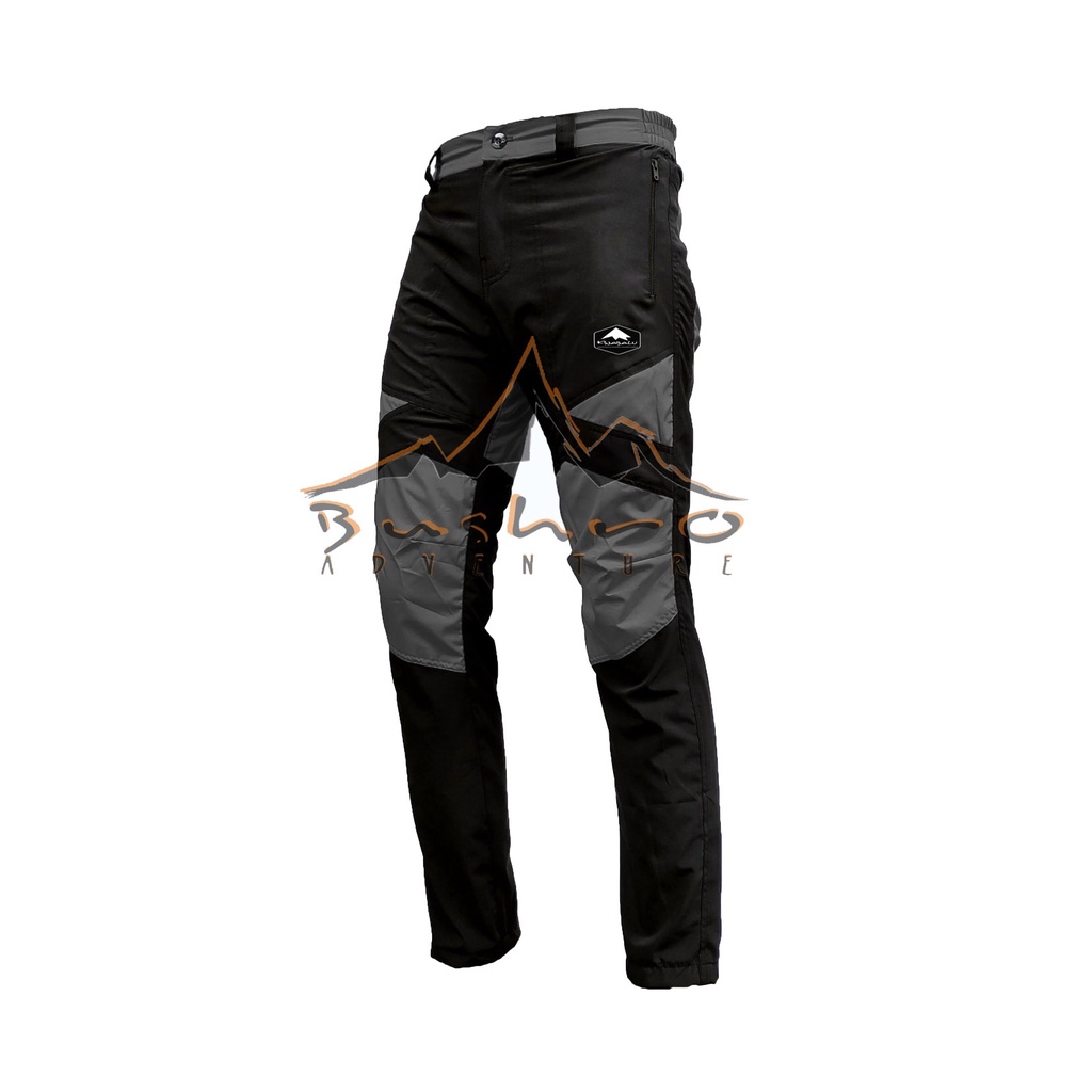 (BUSHRO) TERLARIS Celana Panjang Outdoor Quickdry - Celana Gunung Hiking Cepat Kering - Ultralight Trekking Pants