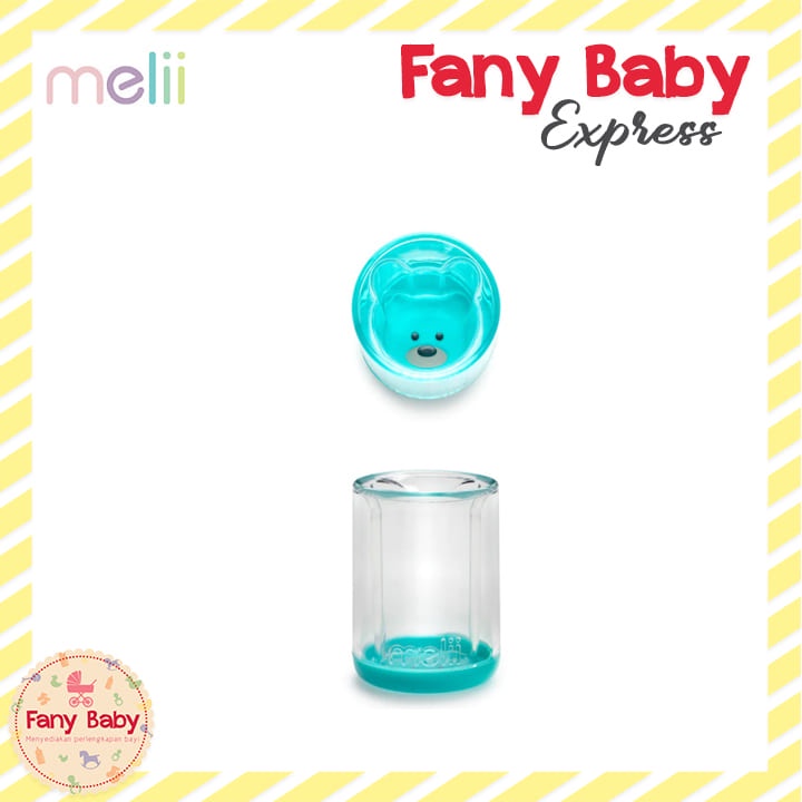 MELII BABY DOUBLE WALLED BEAR CUP 145ML