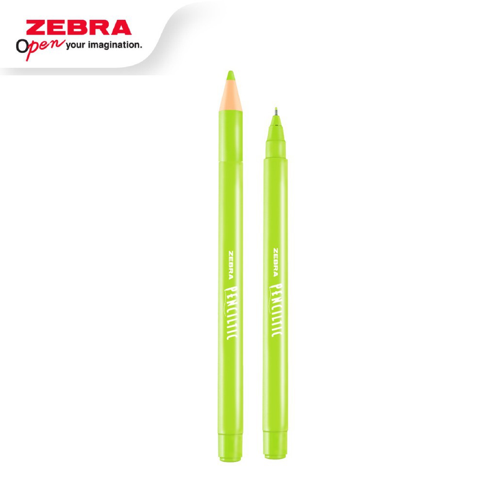 Pulpen Zebra Penciltic Fineliner 0.4 Light Green