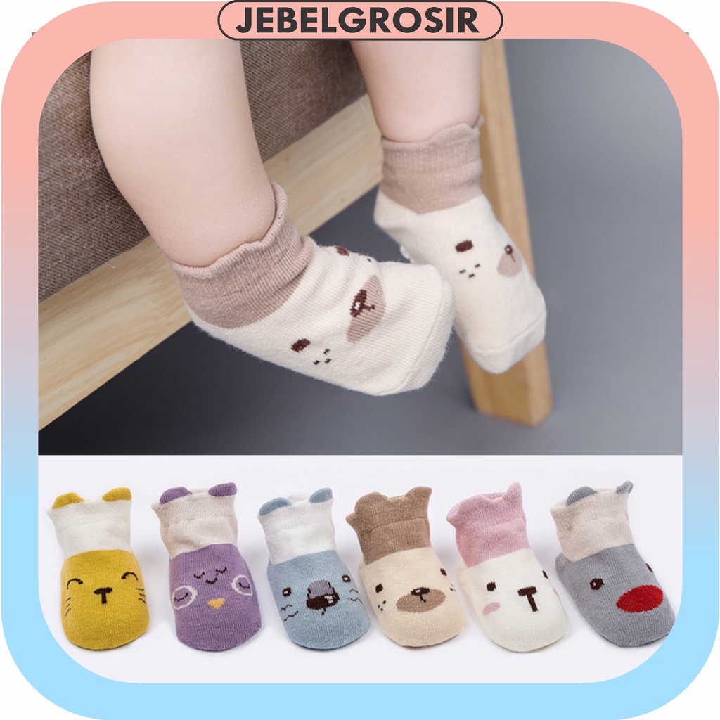 COD Kaos Kaki Pendek Anak Bayi Bahan Katun Kaus Kaki Karakter Lucu Model Korea Import Murah BB04