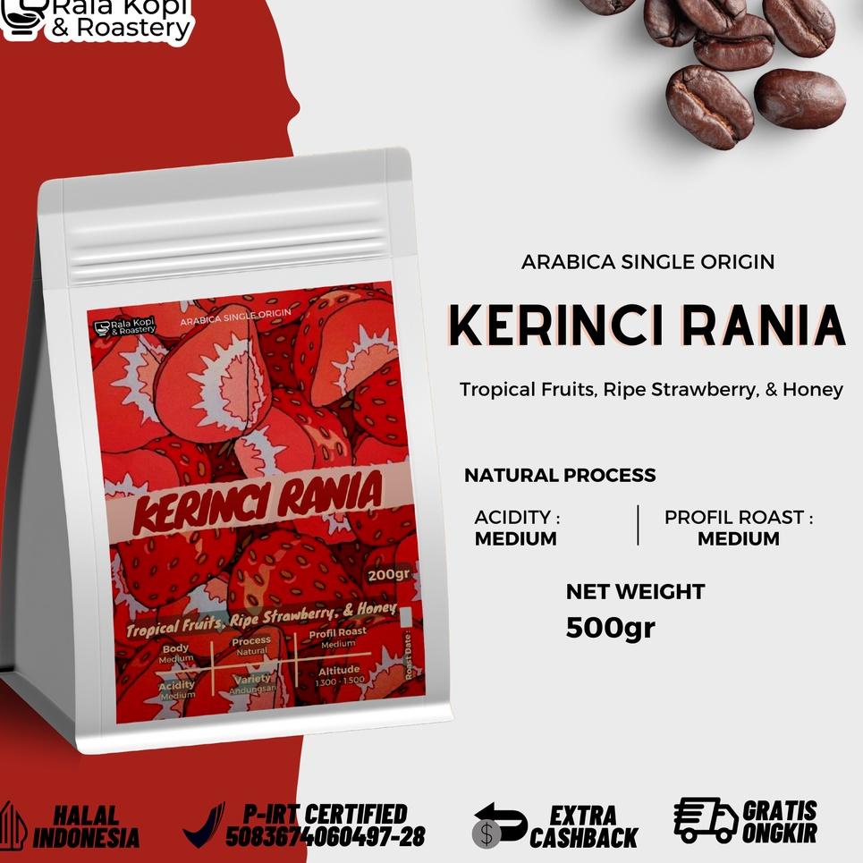 

✸ Kopi Arabika Kerinci Natural | Biji Kopi Single Origin Arabica 200gr ♠