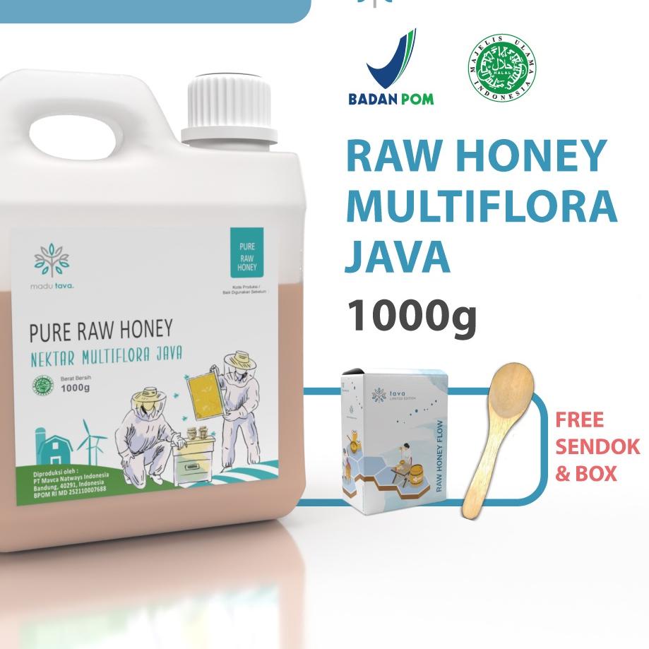 

♥ Murni Asli Tava Nektar Multiflora Java 1kg Grade A 100% Alami Pure Natural Raw Honey ➢