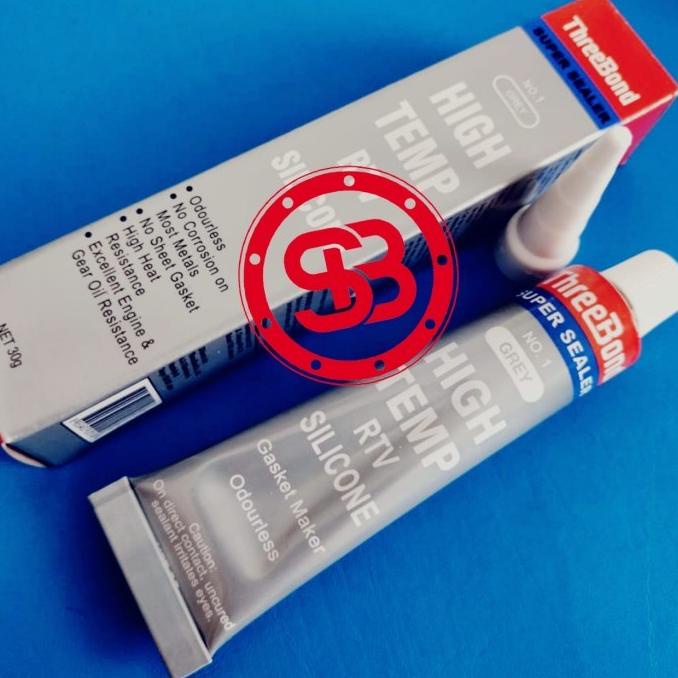 

6.6 Product HOT Lem Threebond SUPER SEALER NO.1 HIGH Temp RTV Silicone Grey ( Abu Abu ) 30gr