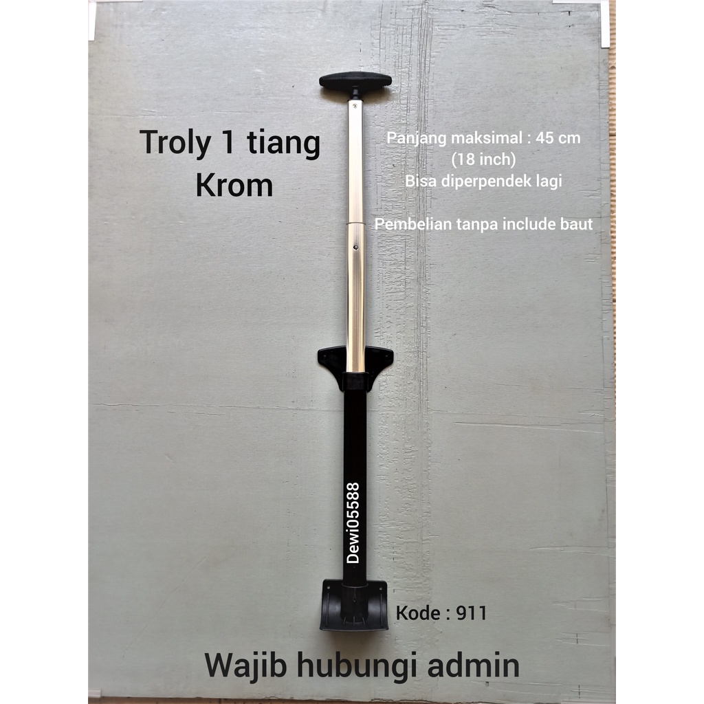 Troly tas travel, Troly buat tas, Troly koper. Sparepart koper, Troly samurai