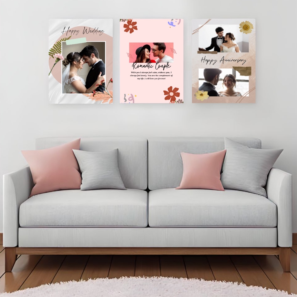 CETAK FOTO PAPAN MDF Kado Wedding, Anniversary, Graduation, dan Birthday