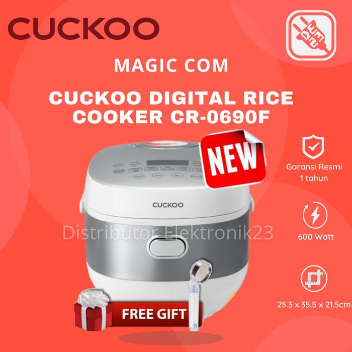 CUCKOO Digital Rice Cooker 1 L CR-0690F Magic Com