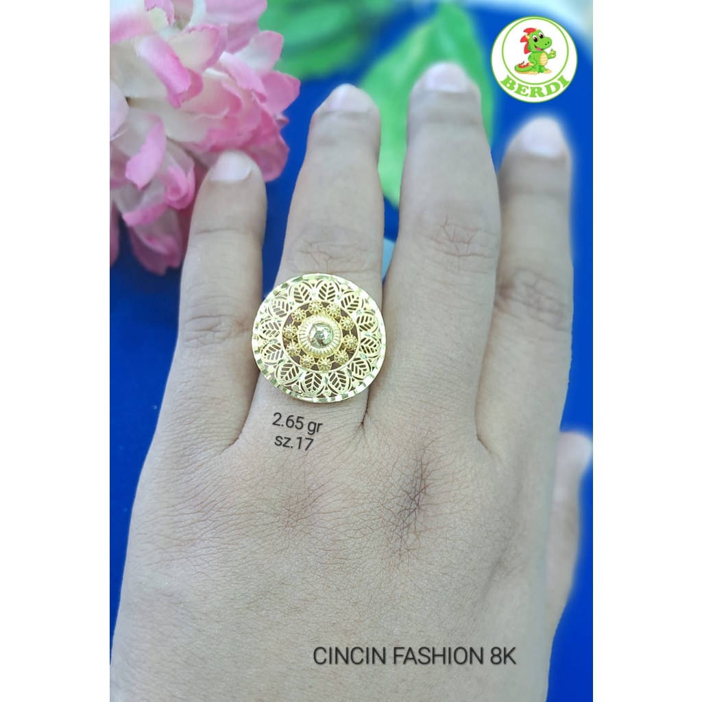 Cincin dubai fashion besar kadar 375 8k