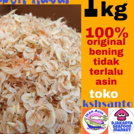 

♜ Ikan asin rebon kasar bening-1kg ♀