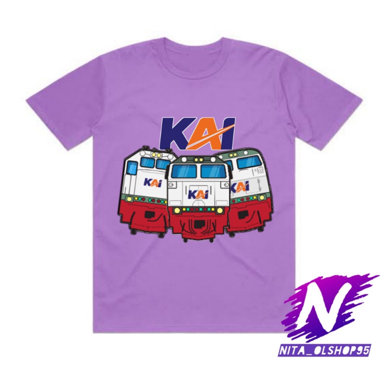 baju anak kaos anak kai kereta api