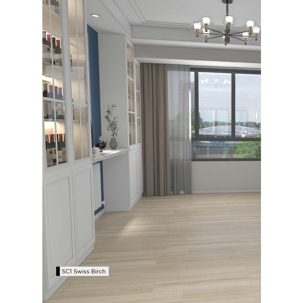 Lantai Vinyl 3mm - Vinyl Marvel Space