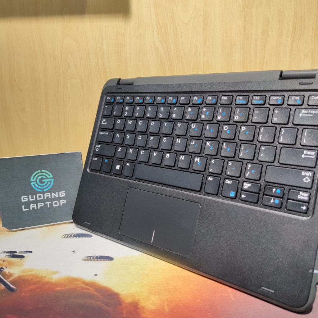 LAPTOP 2IN1 MURAH DELL LATITUDE 3190 N5000 RAM 8GB SSD 256GB TOUCH WIN10 LIKE NEW
