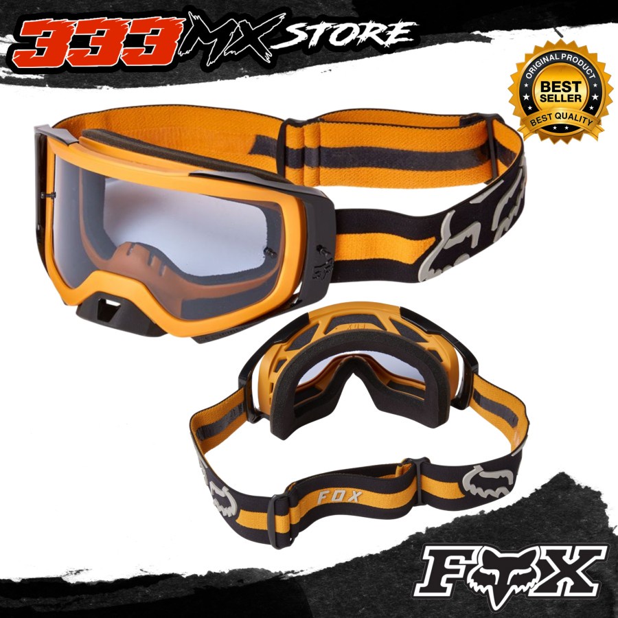 GOGGLE FOX AIRASPACE MERZ BLACK GOLD GOGGLE FOX TRAIL ORIGINAL AIRSPAC
