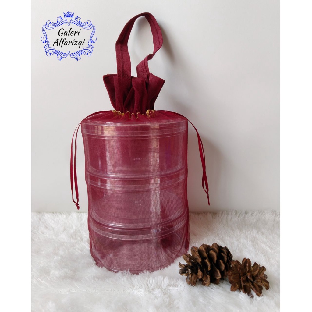 

Tas Kantong Kue Kering Spoundbond Kombinasi Tile Serut