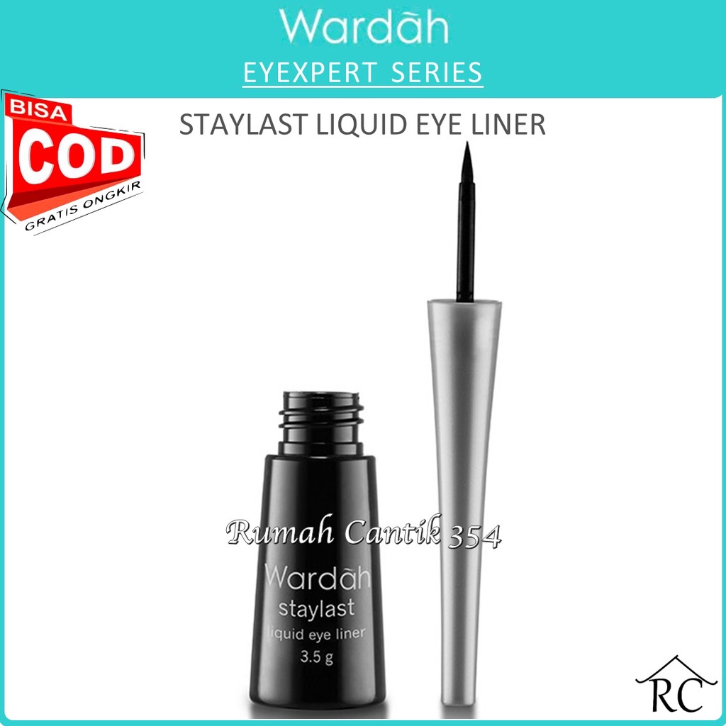 RUMAH CANTIK Wardah Eyexpert Staylast Liquid Eyeliner - Warna Intense dan Waterproof