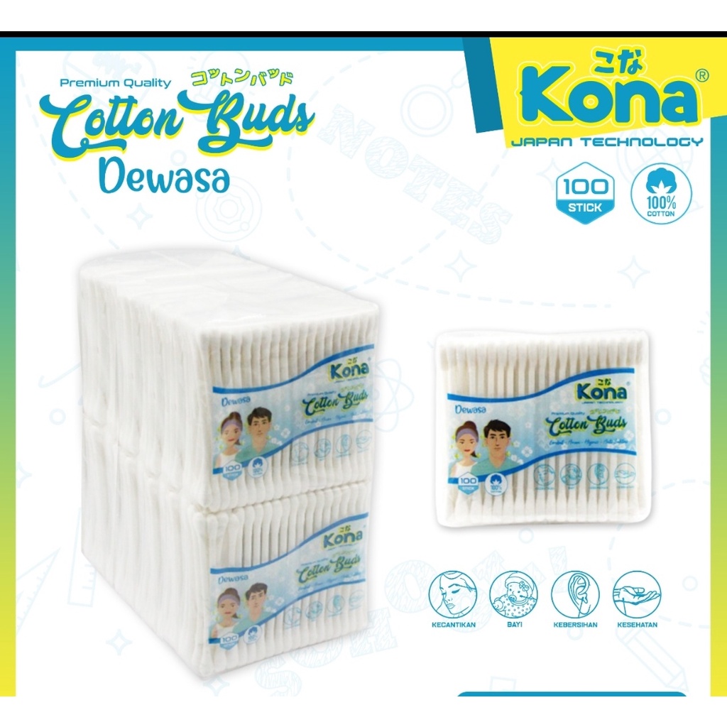 COTTON BUD MERK KONA ISI 240 PCS [SWEETSPACE]