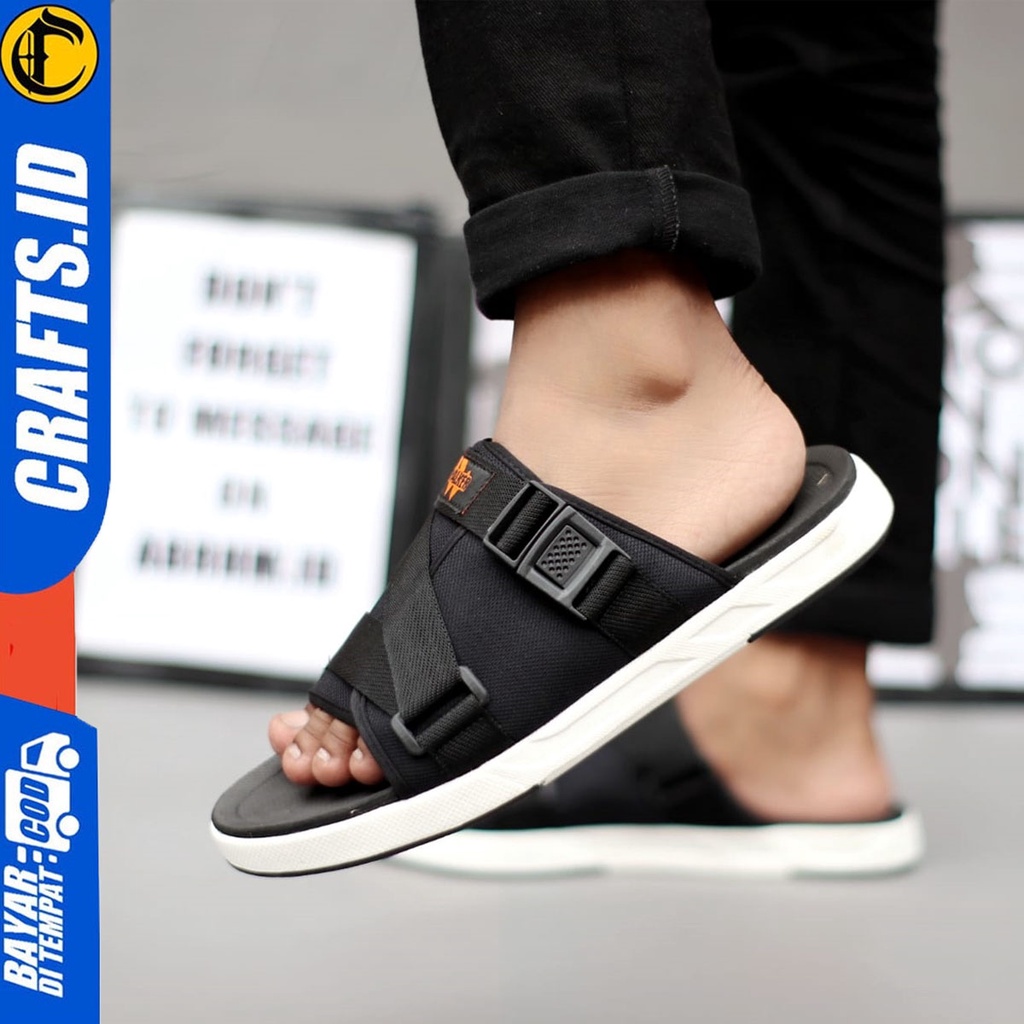 Sandal Slide Pria Sendal Casual Travelling Distro Crafts Durant