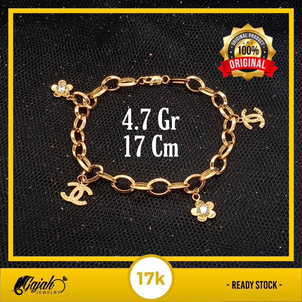 Gelang Emas 17K - 4.7 Gr Kadar 750 - 4529