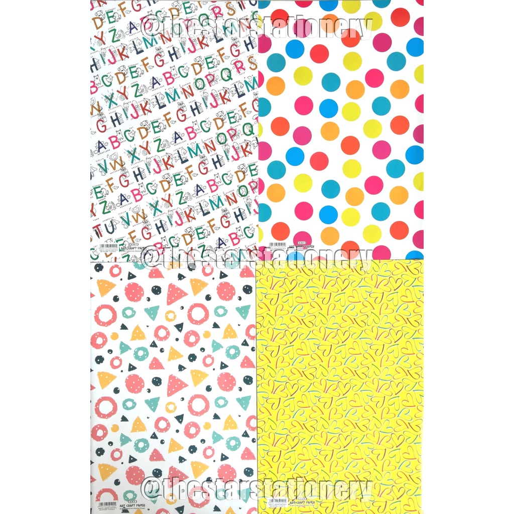

Kertas Kado Kiky Motif Mix Uk. 48 x 62 cm ( 10 Lembar )