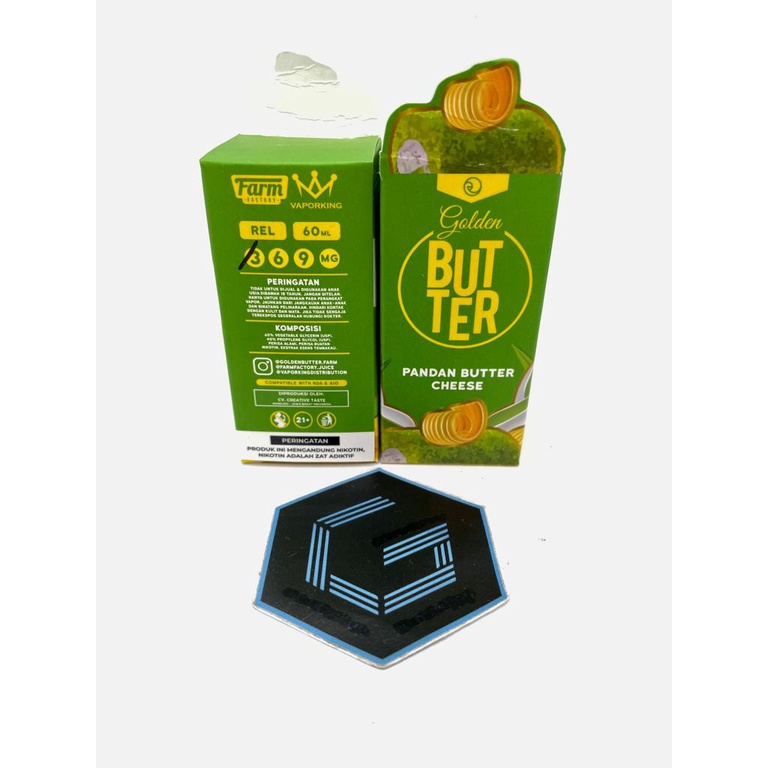 Liquid Golden Butter V2 PANDAN BUTTER CHEESE 60ML by Farm Factory Vape