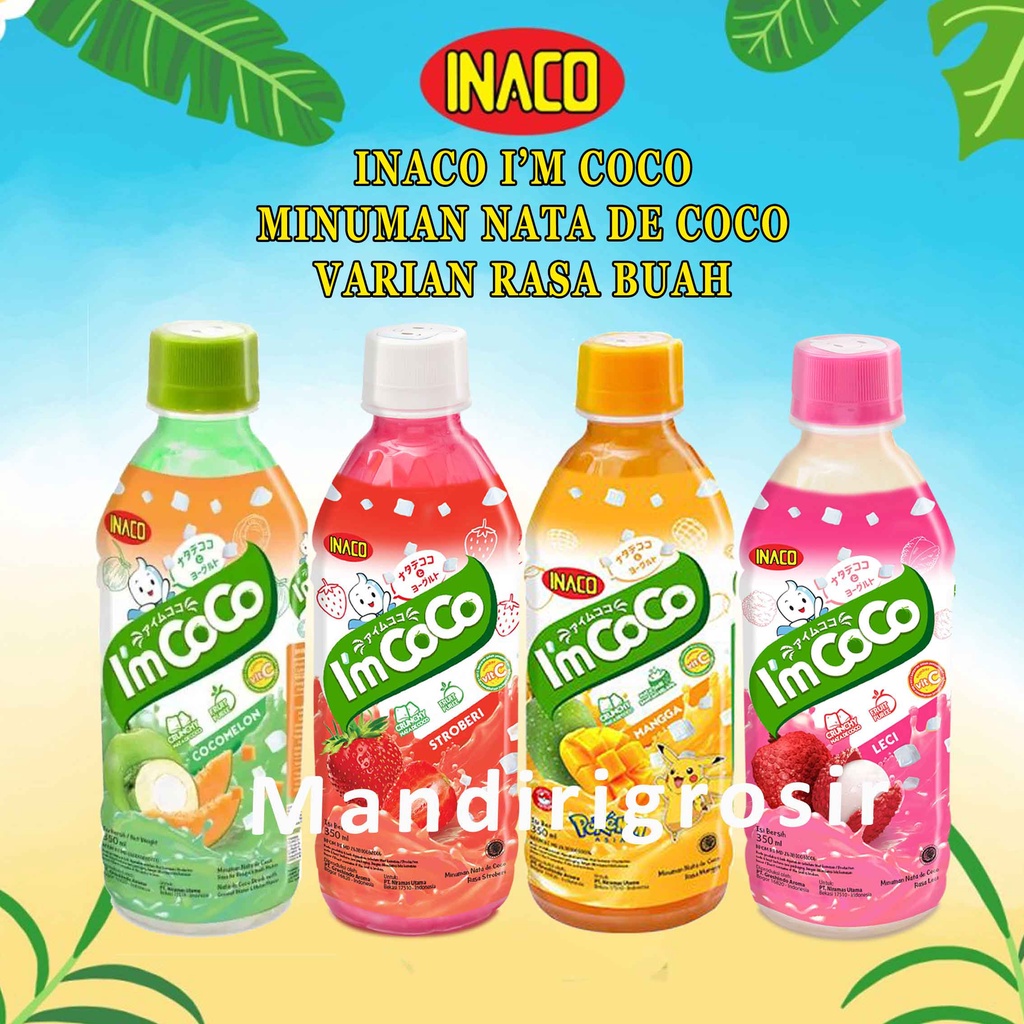 Minuman Nata De Coco* INACO I'm Coco* Minuman Aneka Buah* 350ml