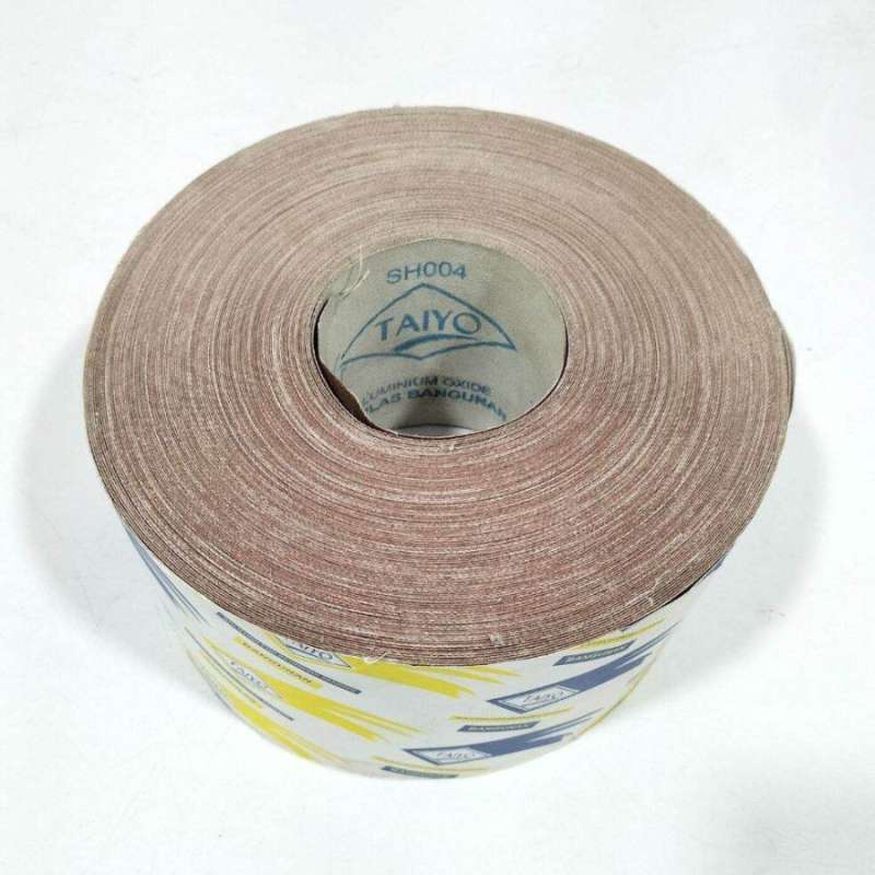 Amplas Roll Kain Meteran Grit 60 / 150 / 180 / 240 / Amplas Meteran Kayu / Amplas Kayu / Amplas Besi
