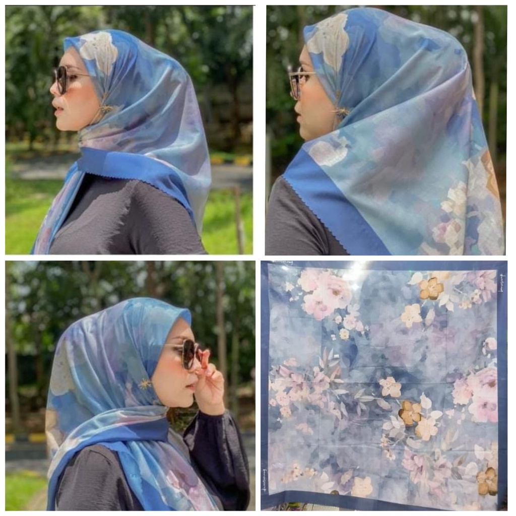 (PArt 2) 1 kg isi 14 Segi Empat Motif ala Baniescoop Voal ala Motif