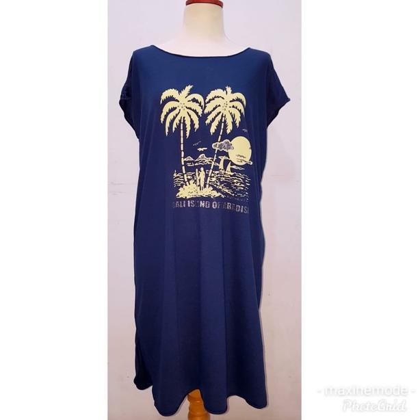 Restok Gan [Gratis Mini Gold] Daster Kaos Jumbo Bali  Pantai