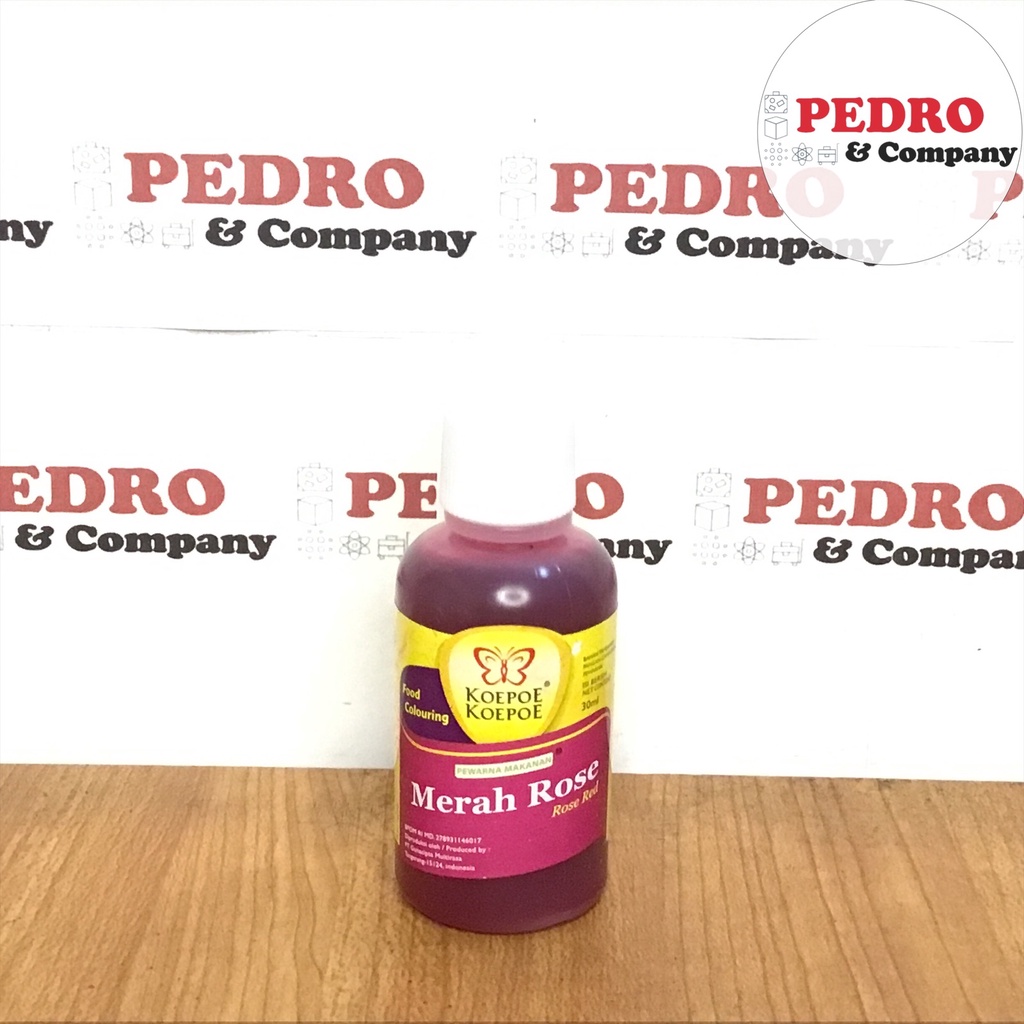 

Koepoe koepoe food coloring merah rose red rose 30 ml - kupu kupu